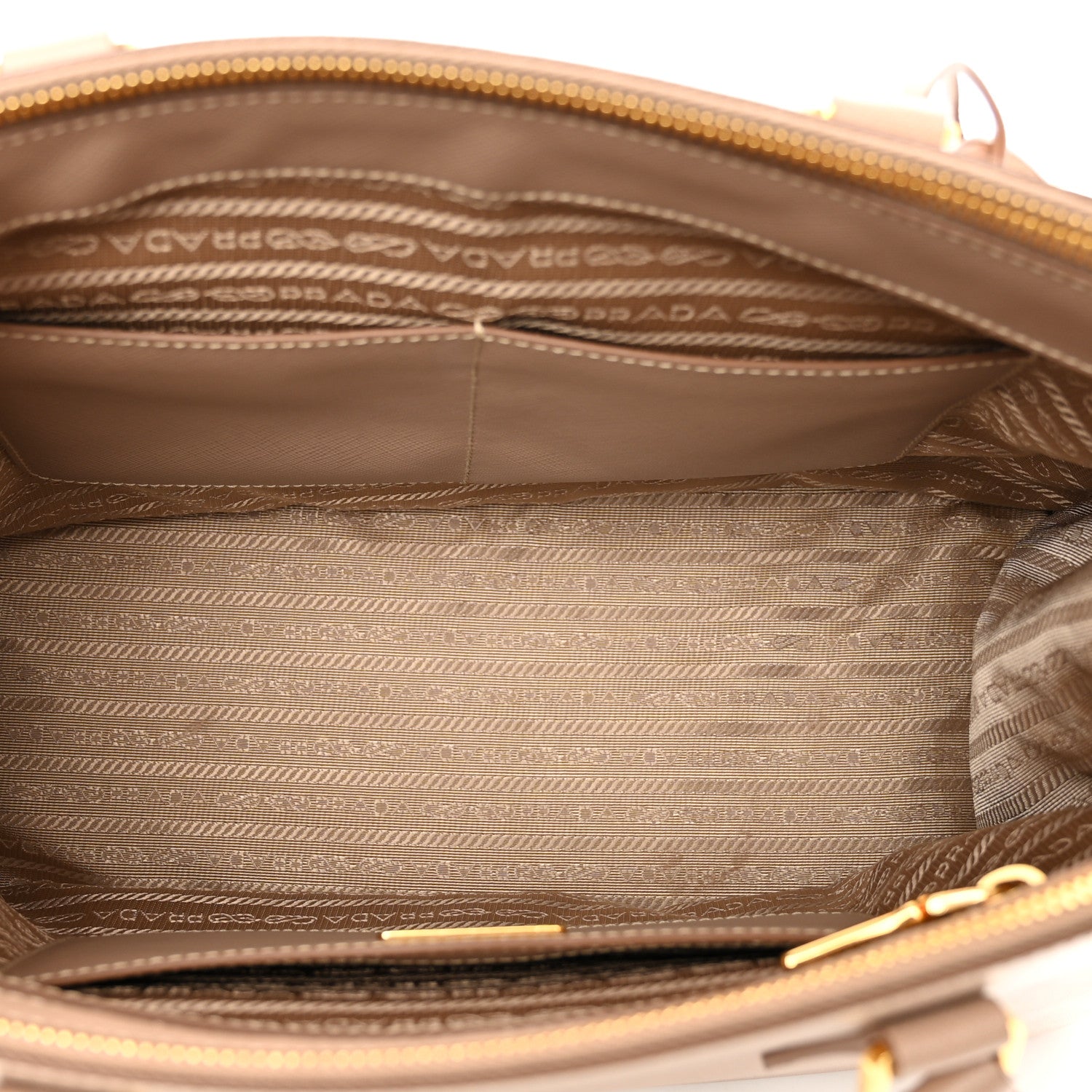 Prada Saffiano Large Galleria Double Zip Tote Cammeo 6 of 9