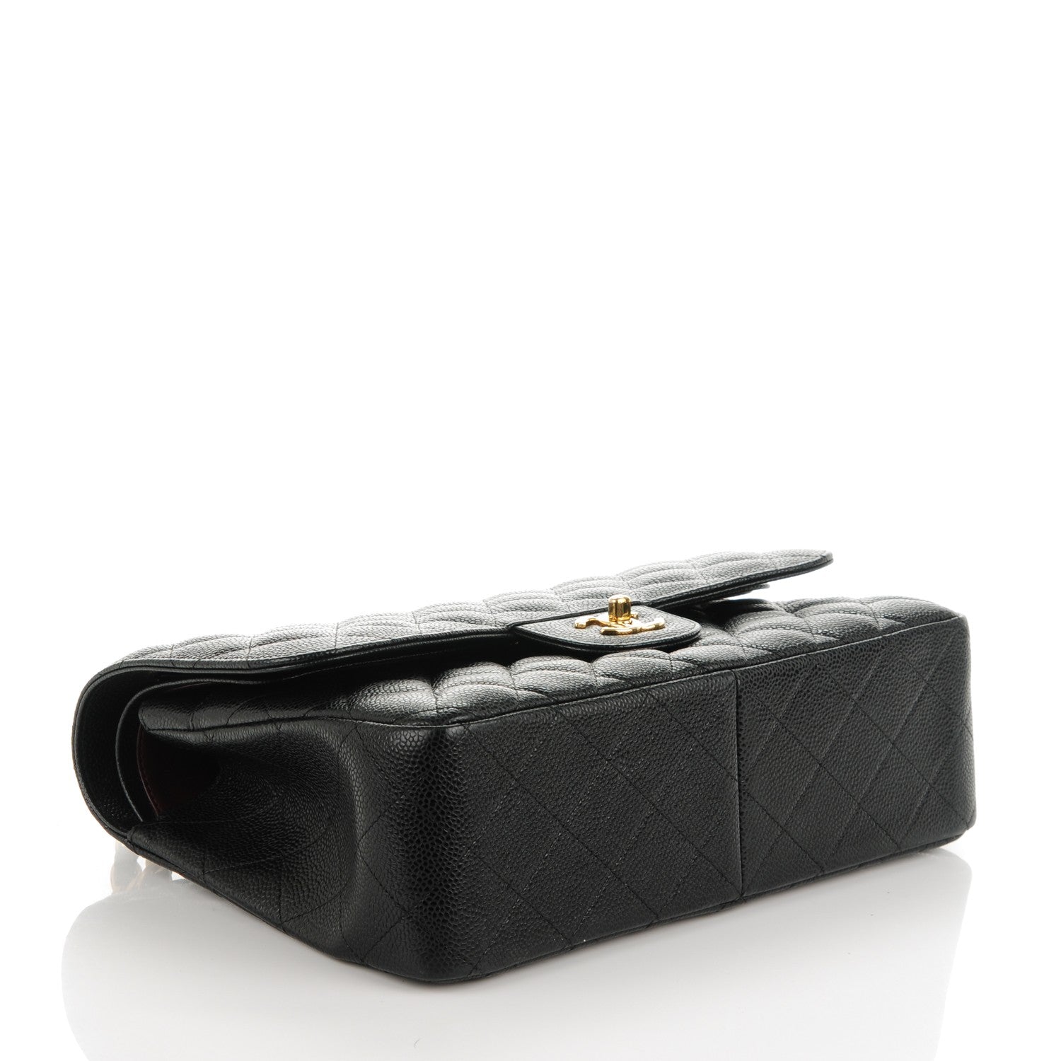 Chanel Caviar Quilted Jumbo Double Flap Black 4 of 8