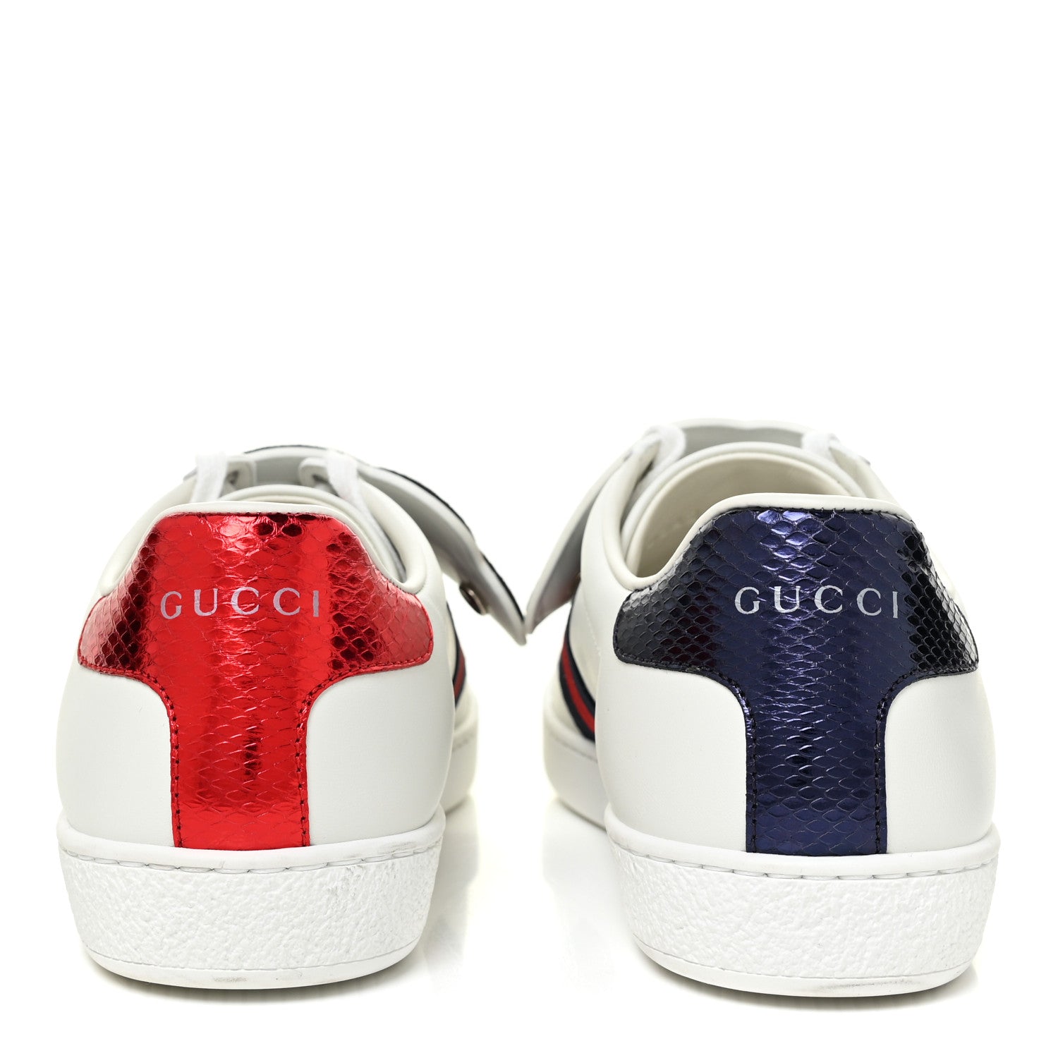 Gucci Calfskin Ayers Blind For Love Embroidered Womens Ace Sneakers 38 White 4 of 15