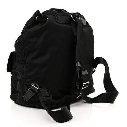 Prada Tessuto Nylon Saffiano Medium Backpack Black 3 of 9