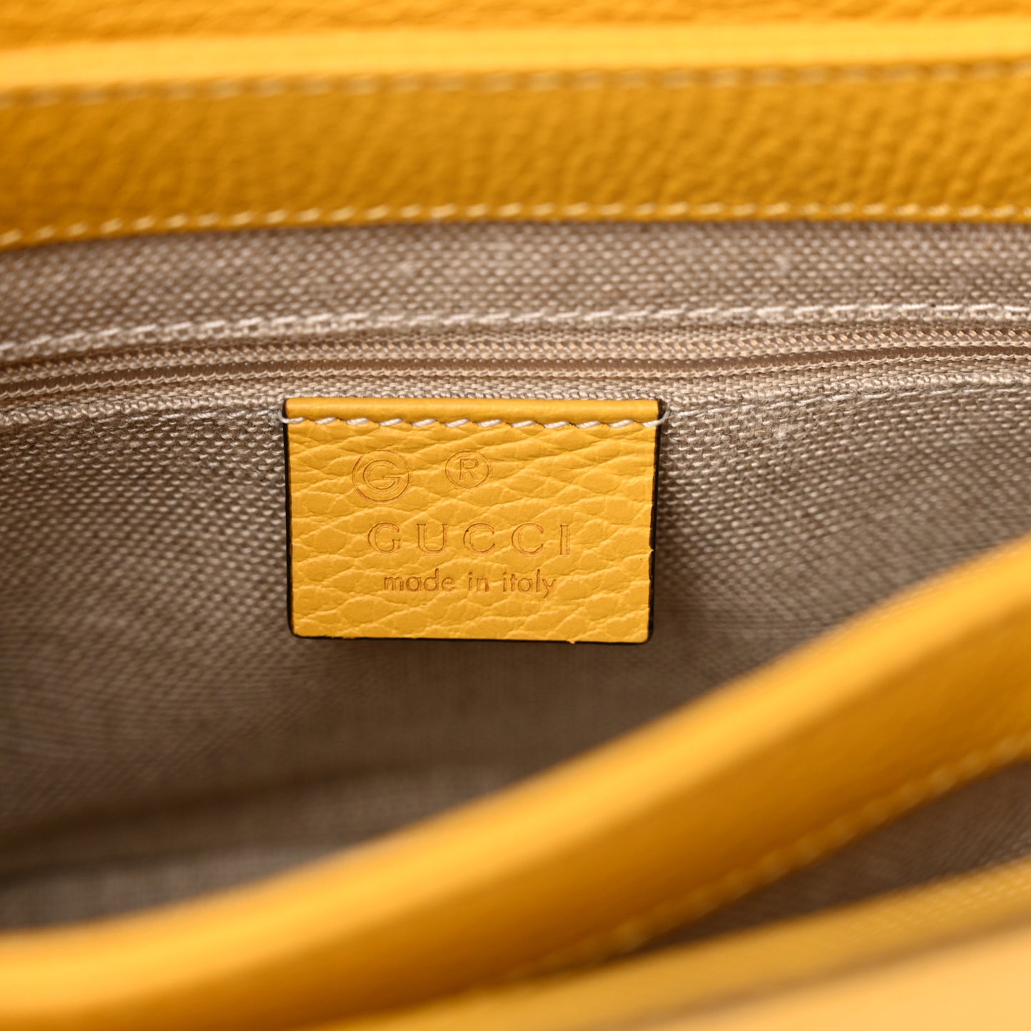 Dollar Calfskin Interlocking G Crossbody Bag New Buttercup