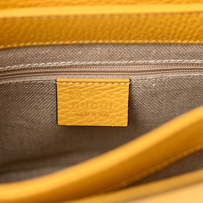 Gucci Dollar Calfskin Interlocking G Crossbody Bag New Buttercup 6 of 12
