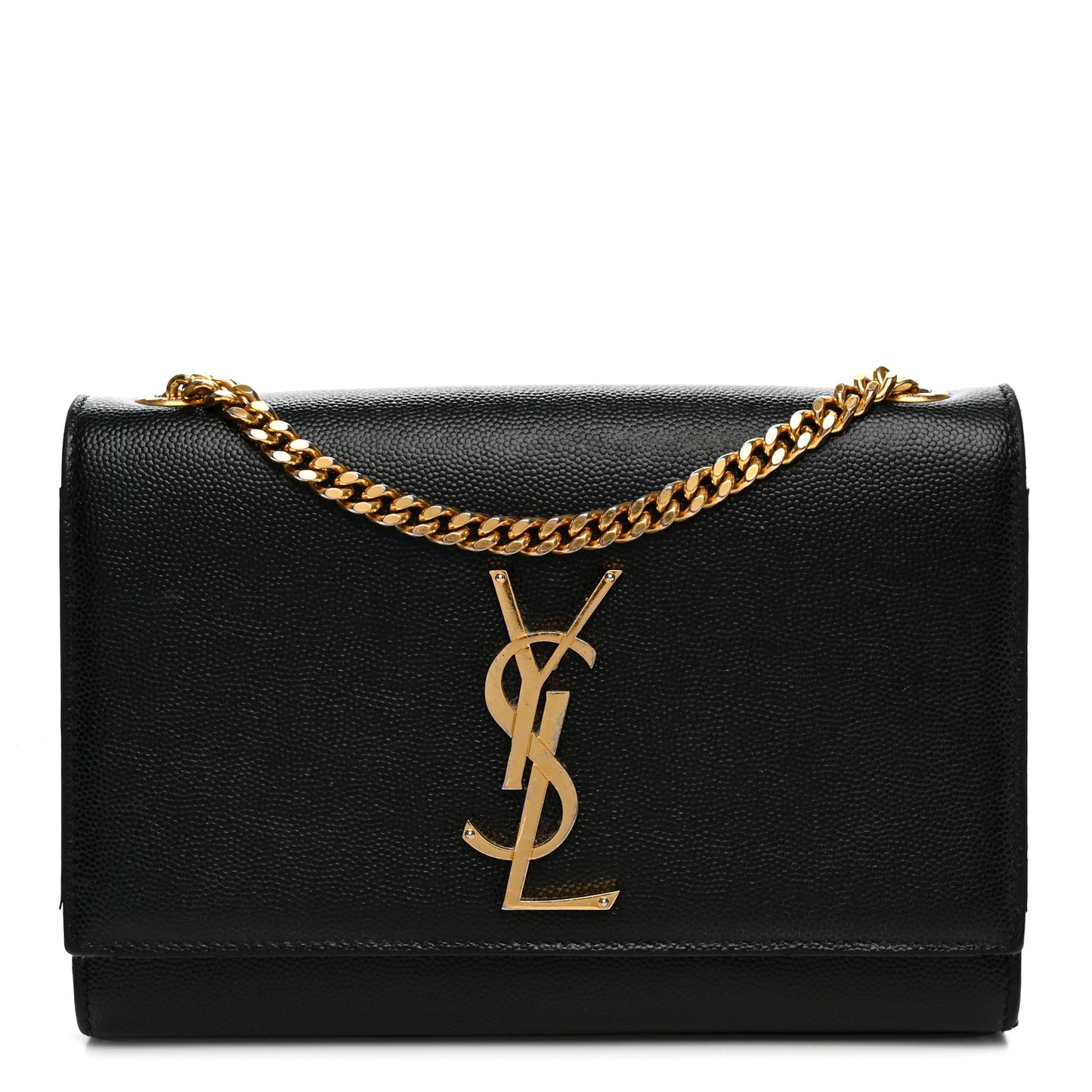 Grain De Poudre Small Monogram Kate Satchel Black