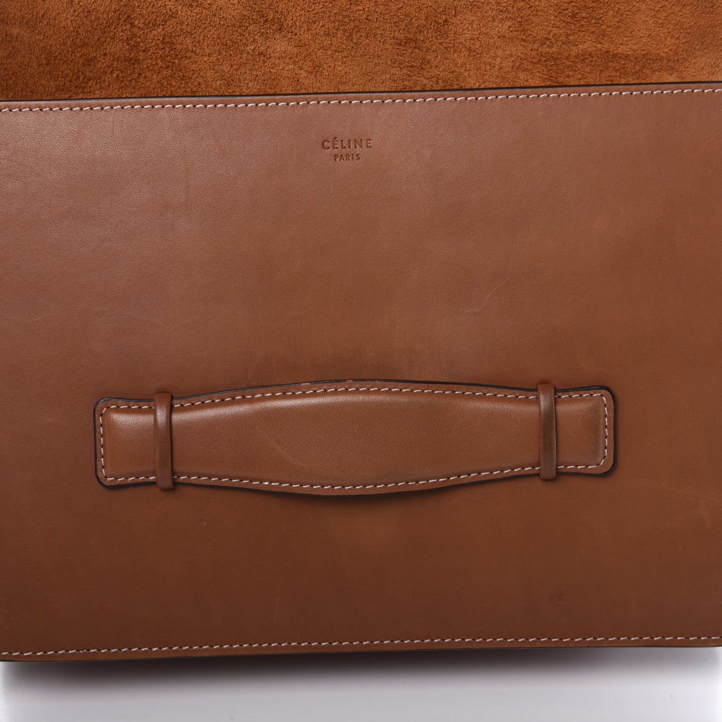 Natural Calfskin Medium Symmetrical Bag Tan