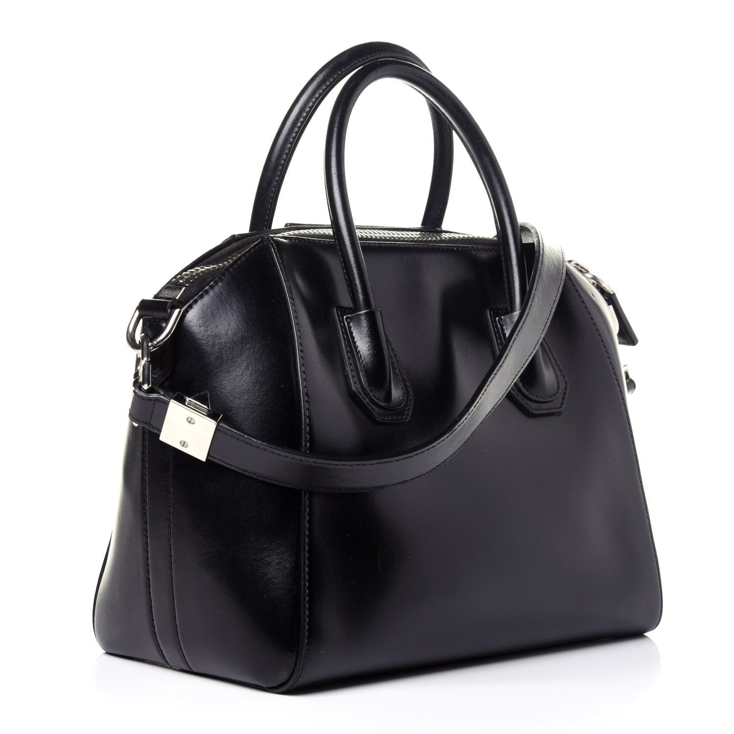 Givenchy Shiny Lord Calfskin Small Antigona Black 6 of 36