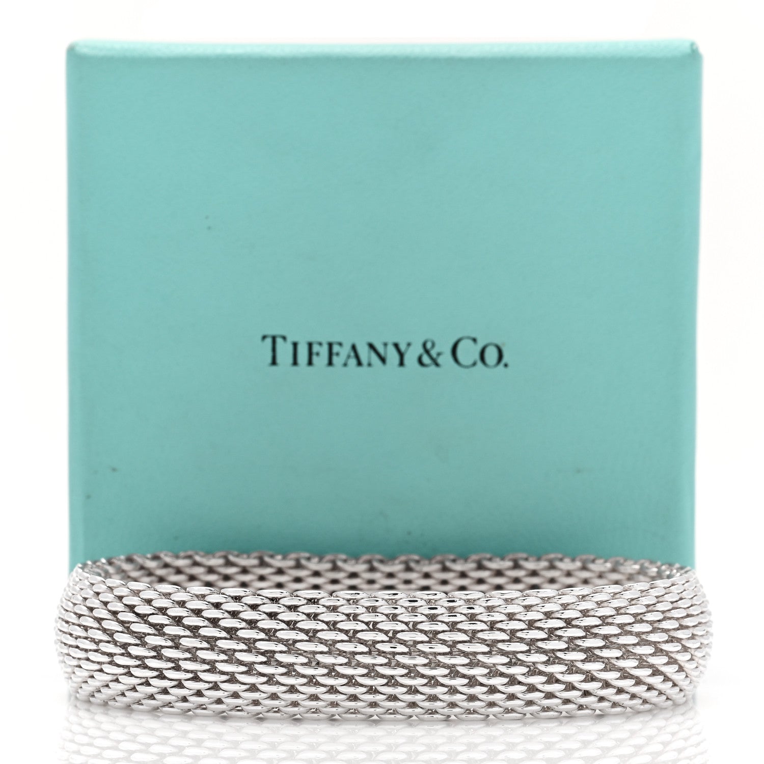 Tiffany Sterling Silver Somerset Mesh Bracelet 4 of 4
