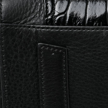 Givenchy Calfskin Crocodile Embossed Medium Antigona Black 11 of 13