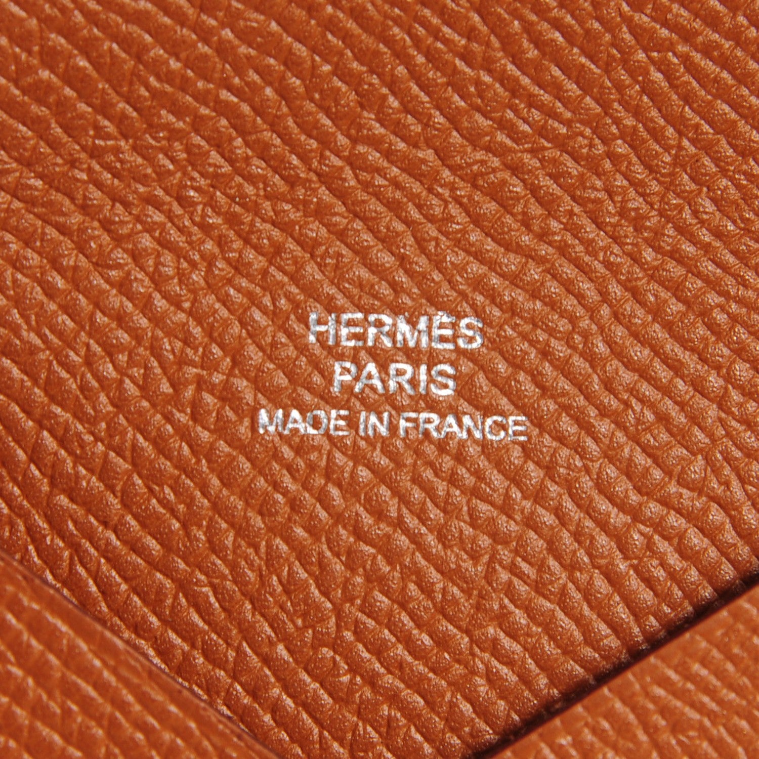 Hermes Epsom Calvi Card Case Gold 5 of 7