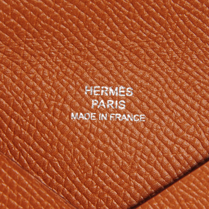Hermes Epsom Calvi Card Case Gold 5 of 7
