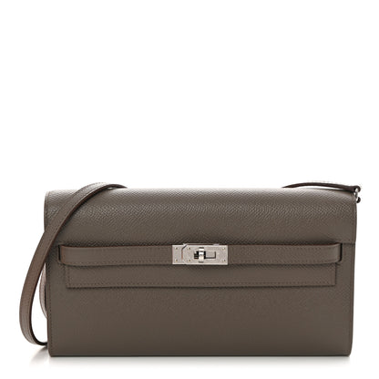 Hermes Epsom Kelly To Go Wallet Etain 1 of 13