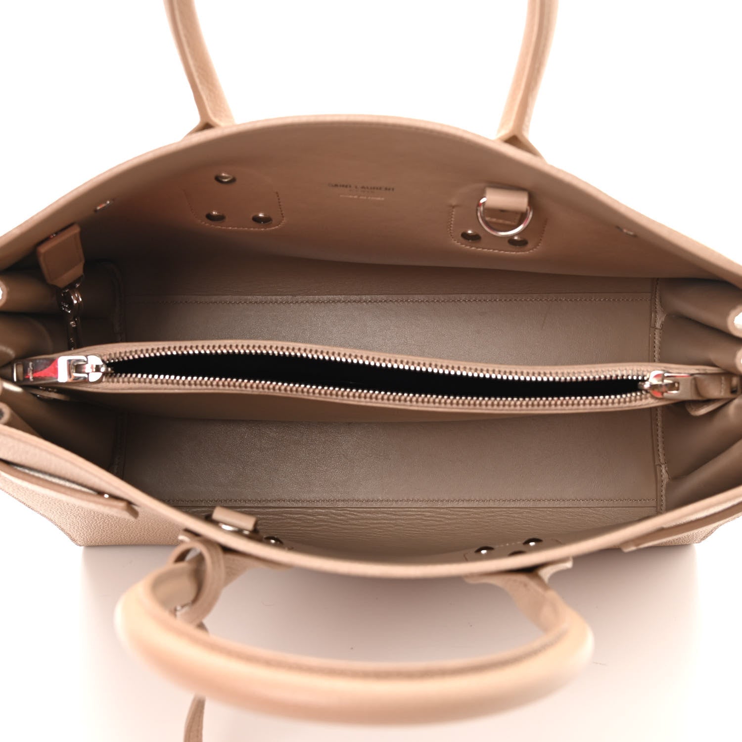 Saint Laurent Grained Calfskin Small Sac De Jour Nude Powder 4 of 16