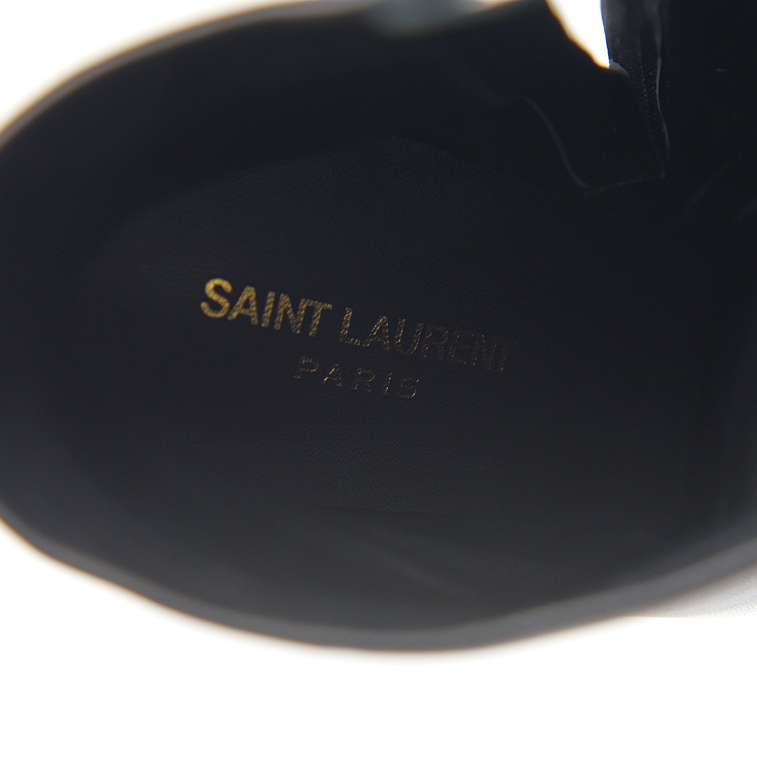 Saint Laurent Calfskin Opyum Ankle Boots 40 Black 8 of 9