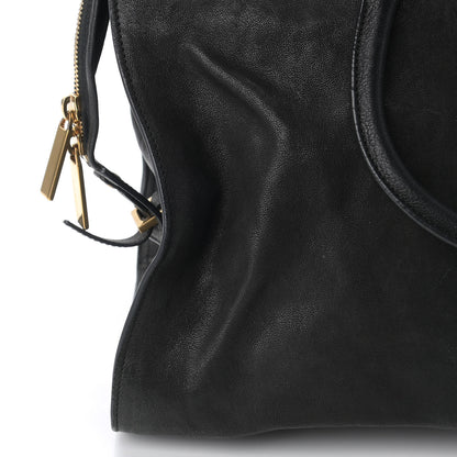 Saint Laurent Sheepskin Medium Cabas ChYc Black 13 of 13