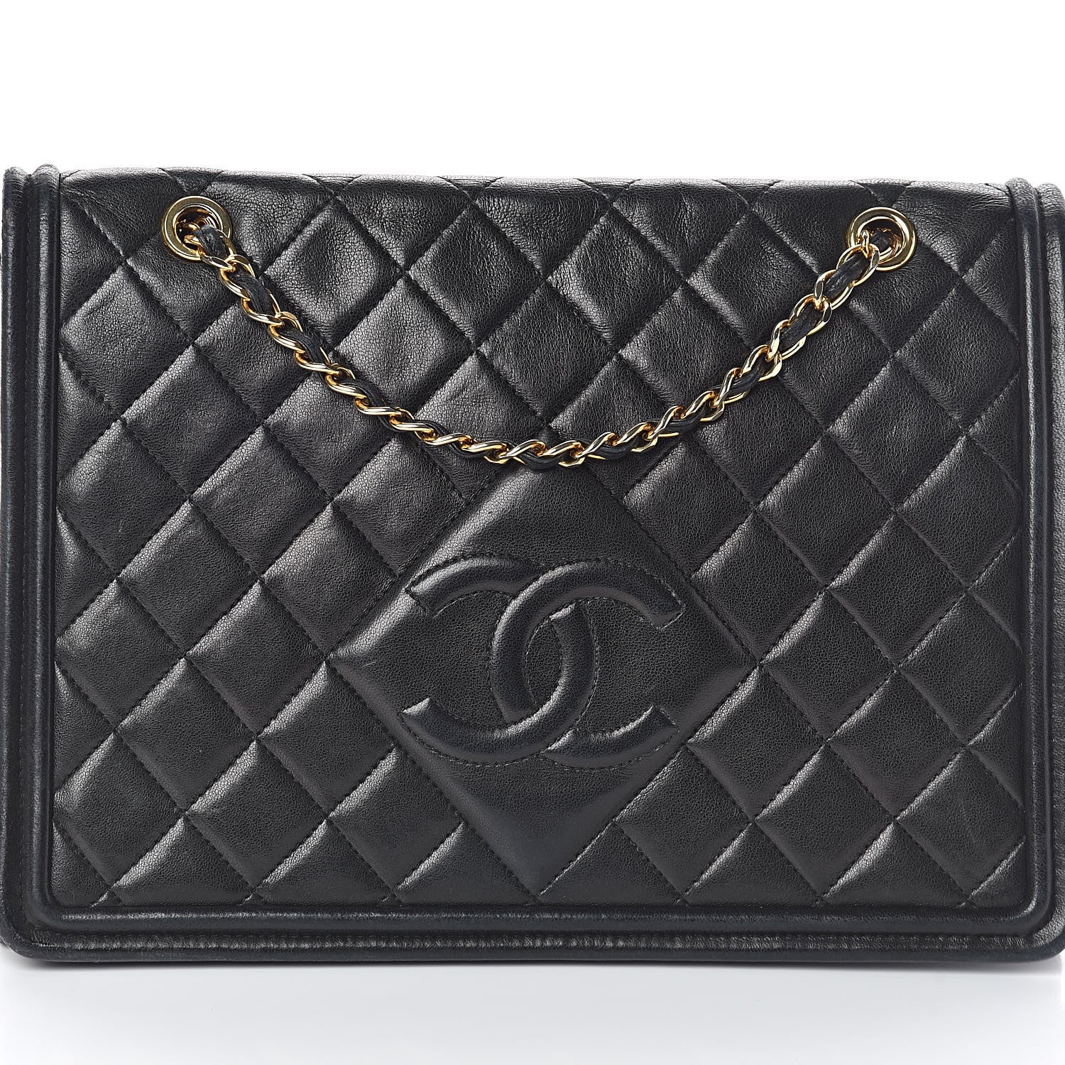 Chanel Lambskin Quilted Timeless CC Small Single Flap Black 9 of 13