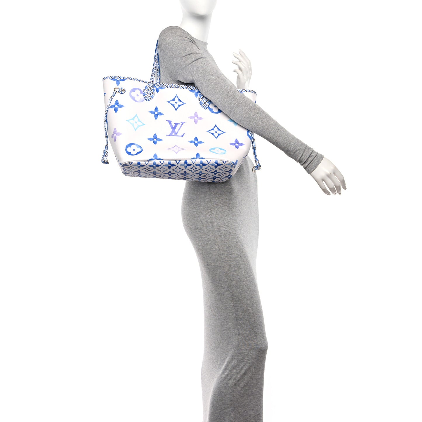 Monogram Giant By The Pool 2.0 Neverfull MM Blue