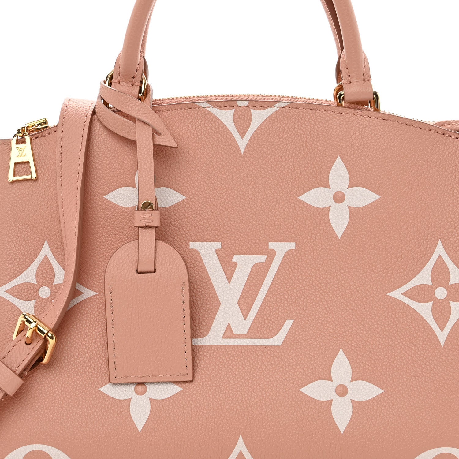 Louis Vuitton Empreinte Monogram Giant Petit Palais Rose Trianon Creme 7 of 9