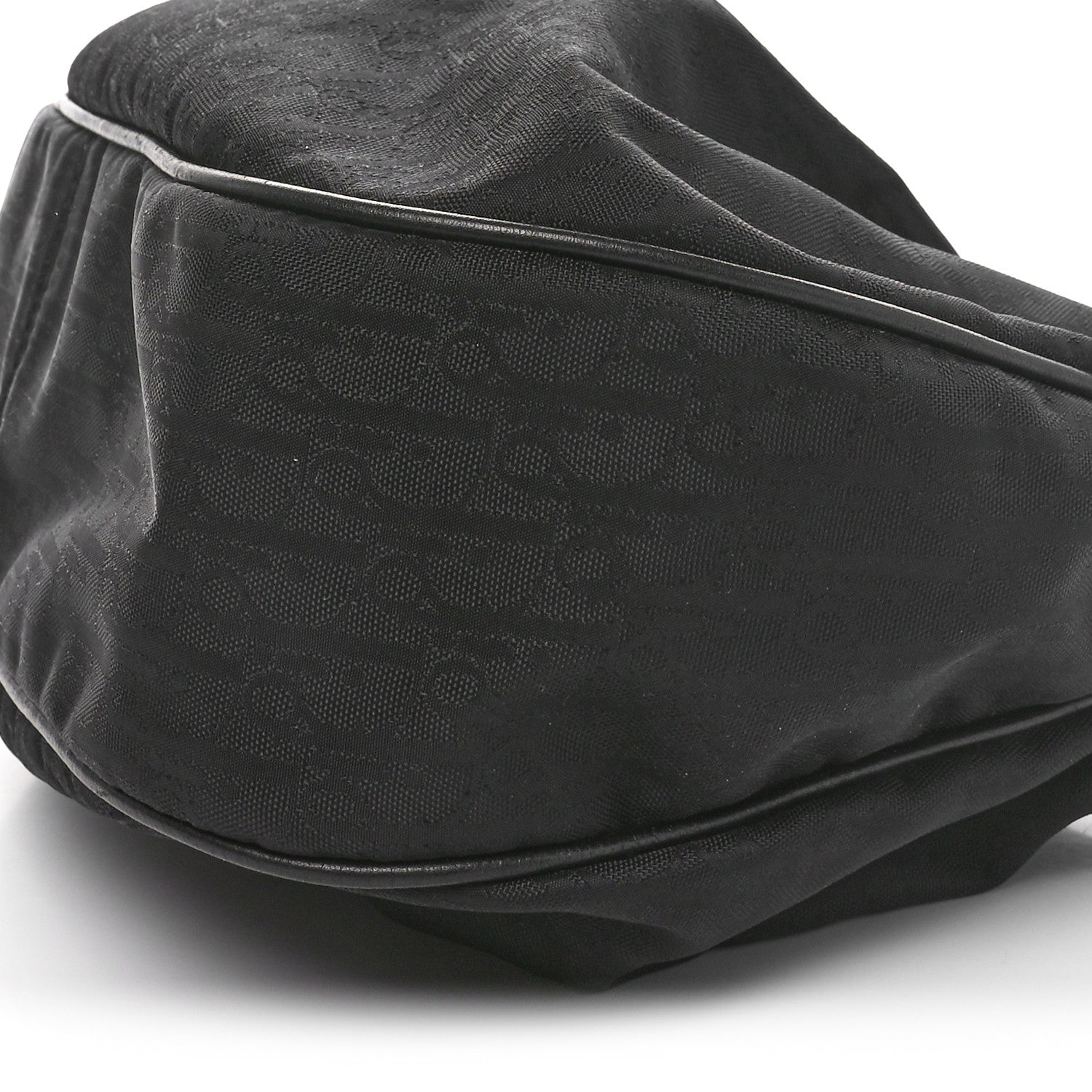 Christian Dior Nylon Monogram Lovely Hobo Black 10 of 11