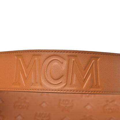 MCM Calfskin Ottomar Monogram Large Klara Hobo Cognac 15 of 15