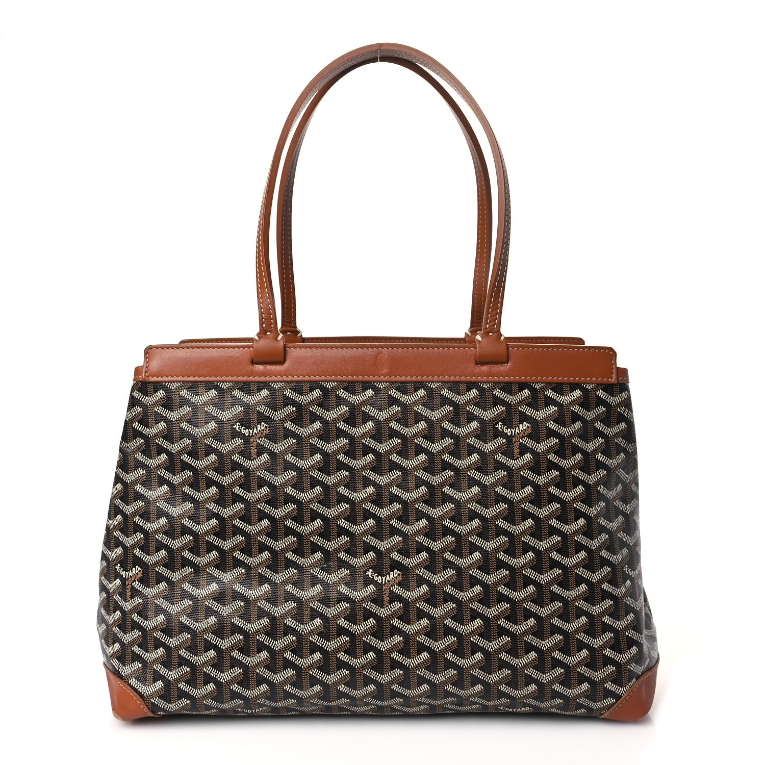 Goyard Goyardine Bellechasse PM Black Gold 1 of 10
