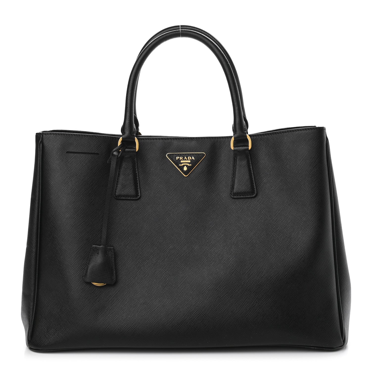 Prada Saffiano Lux Large Tote Black 1 of 10