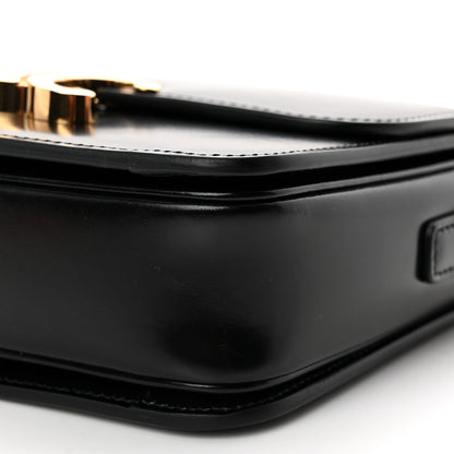 Celine Shiny Calfskin Teen Triomphe Black 9 of 9