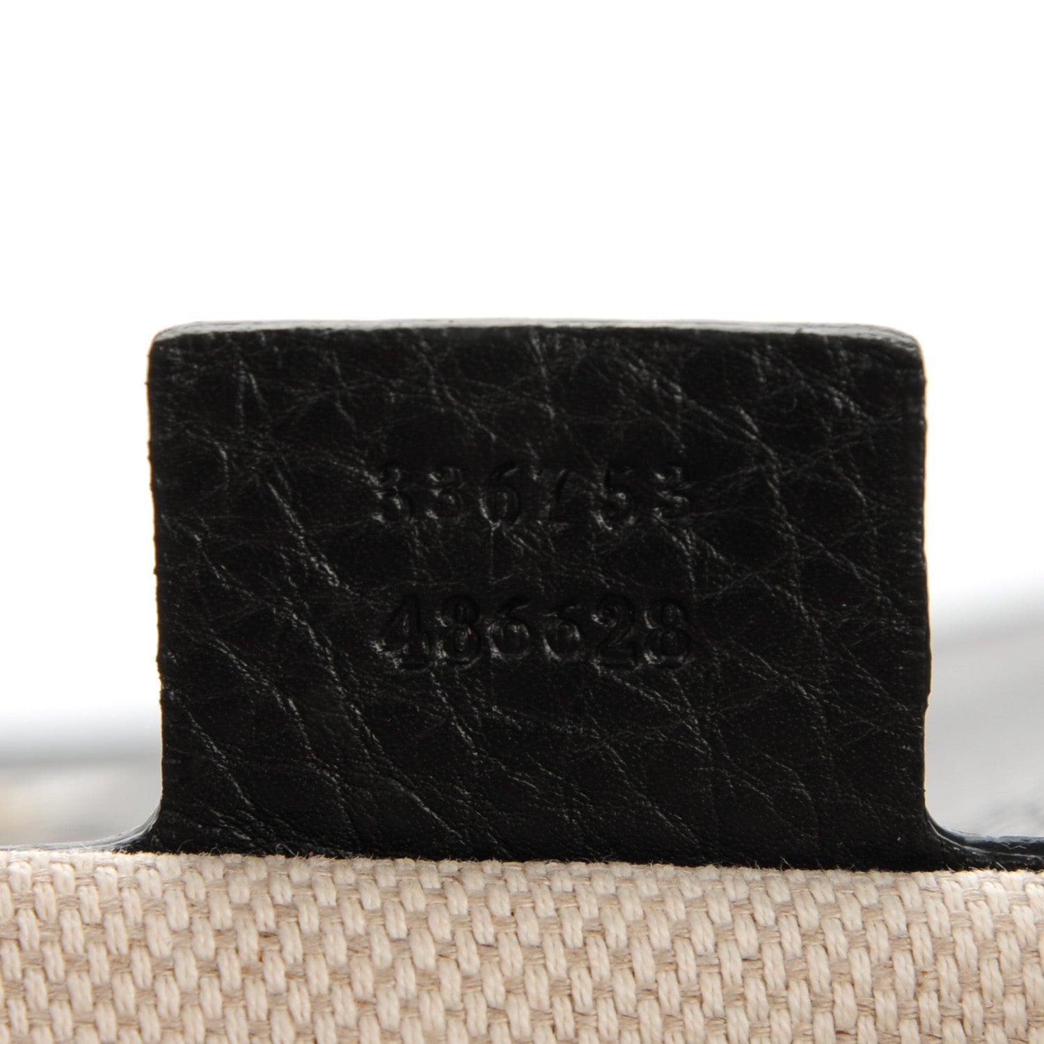 Gucci Pebbled Calfskin Medium Soho Clutch Black 7 of 7