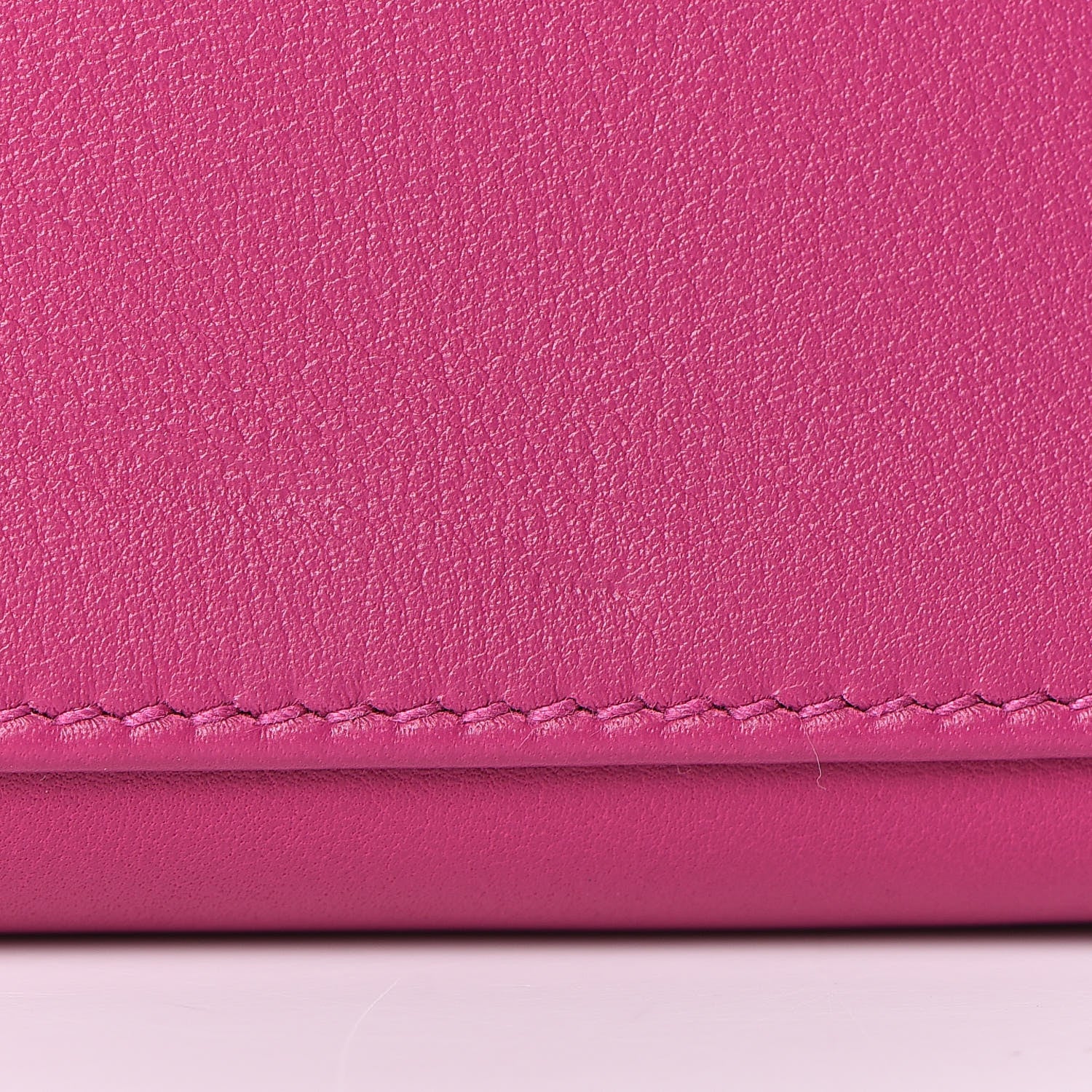 Hermes Swift Kelly Pochette Clutch Rose Pourpre 13 of 14