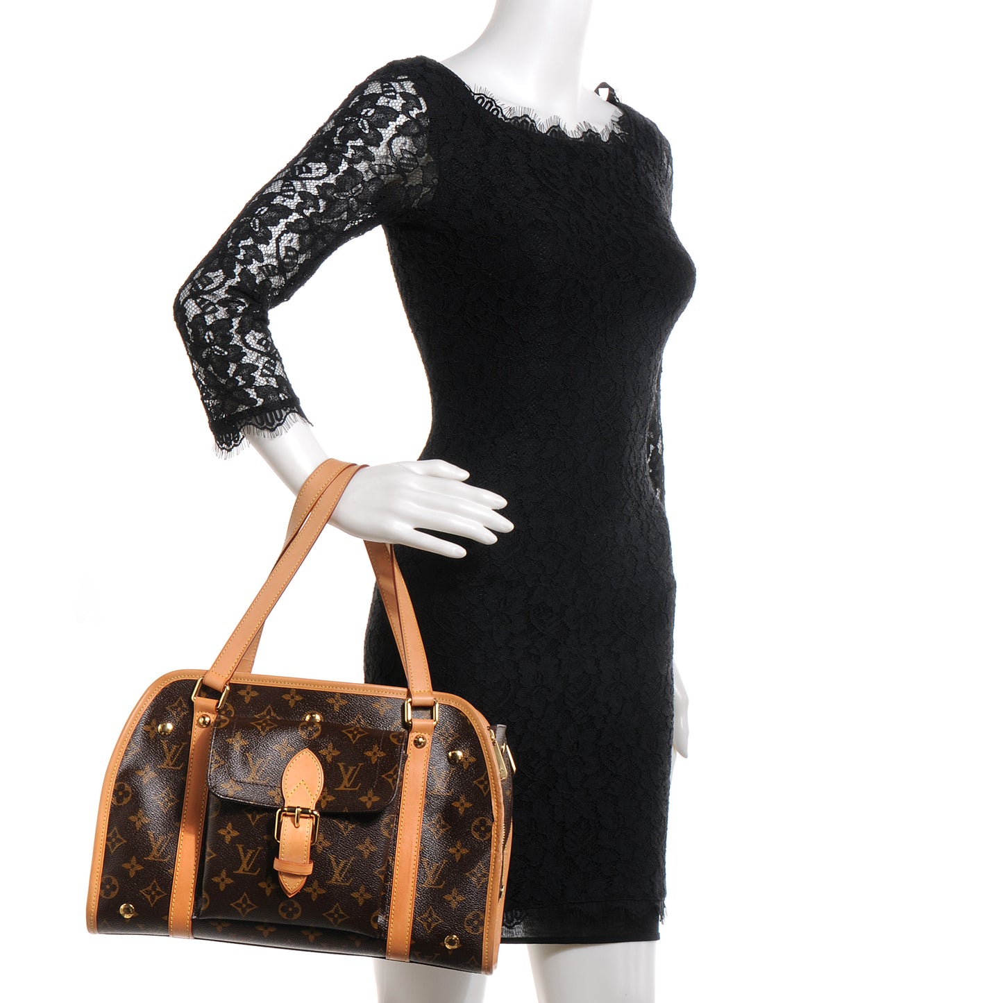 Monogram Sac Baxter PM Dog Pet Carrier