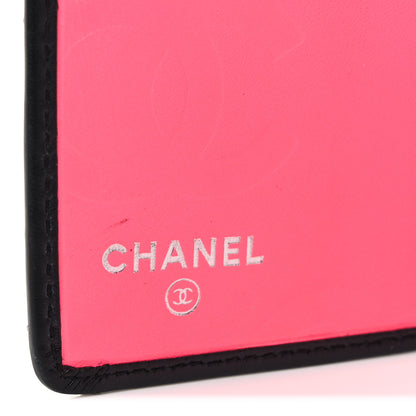 Chanel Calfskin Quilted Cambon Yen Wallet Black 6 of 9