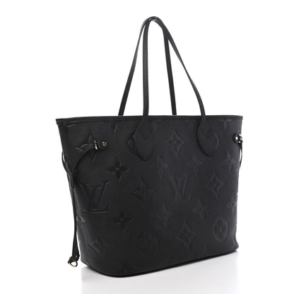 Louis Vuitton Empreinte Monogram Giant Neverfull MM Black 3 of 8