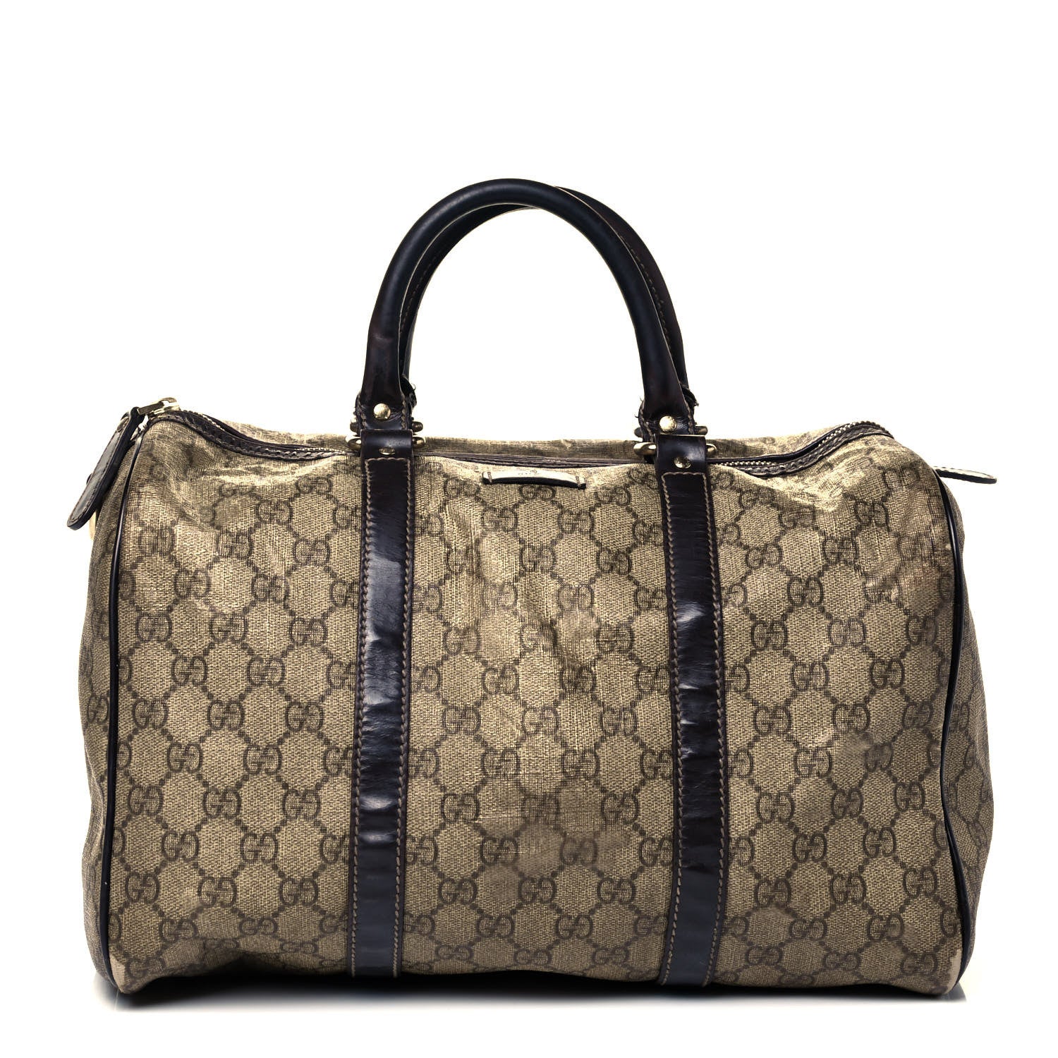 Gucci GG Plus Monogram Medium Joy Boston Dark Brown 1 of 15