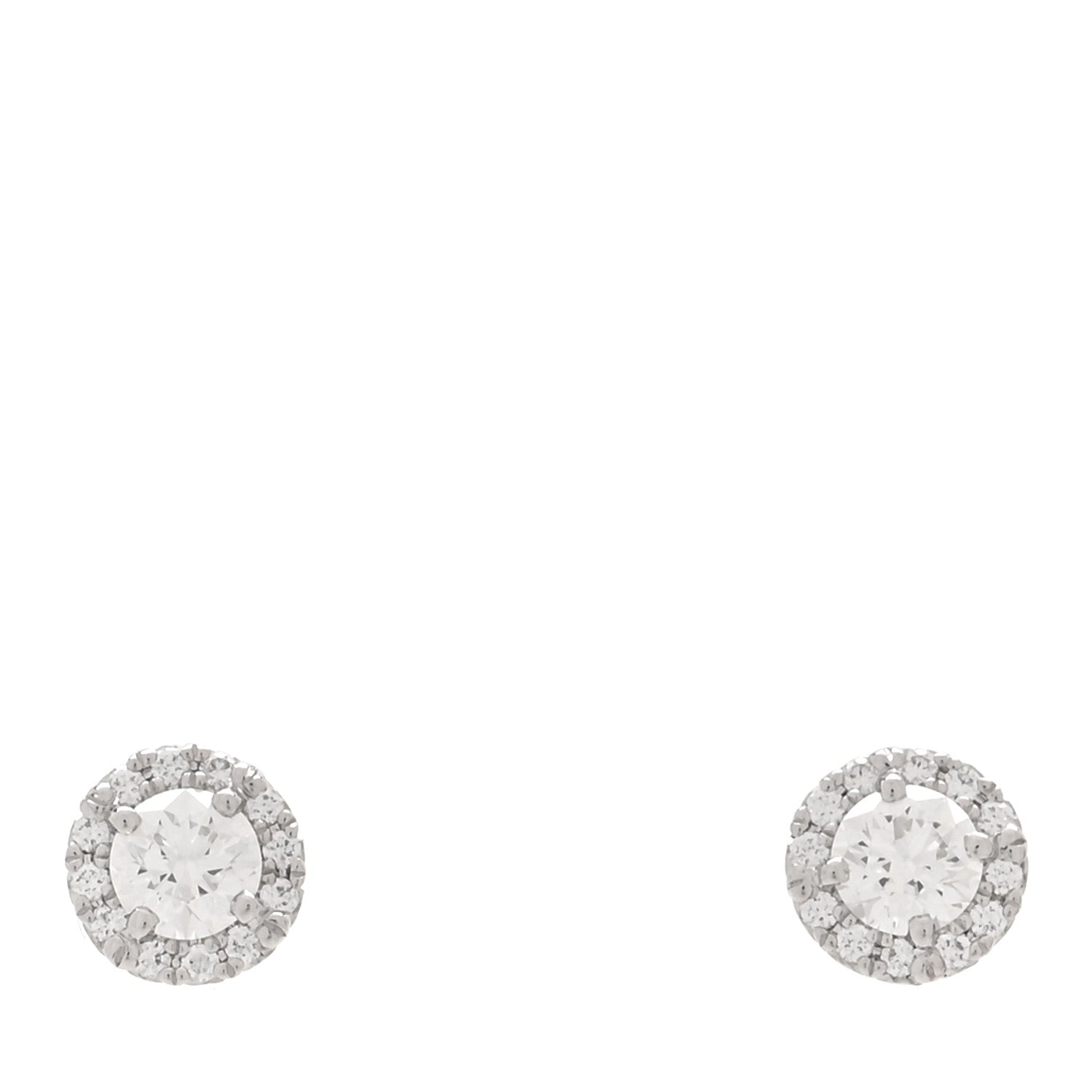 Tiffany Platinum Diamond .60ctw Soleste Earrings 1 of 5
