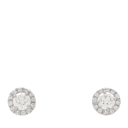 Tiffany Platinum Diamond .60ctw Soleste Earrings 1 of 5