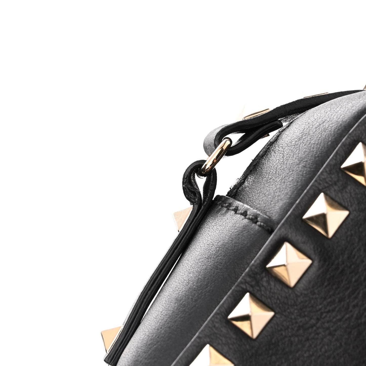 Calfskin Rockstud Camera Crossbody Bag