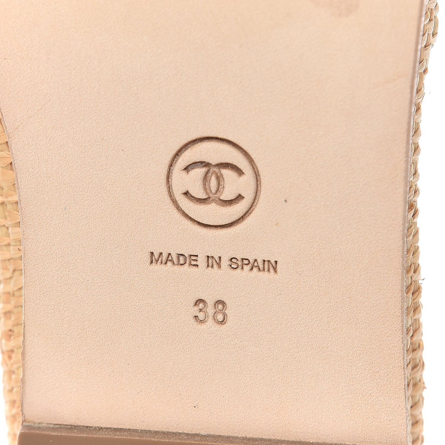 Chanel Satin Grosgrain CC Espadrilles 38 Black 7 of 11