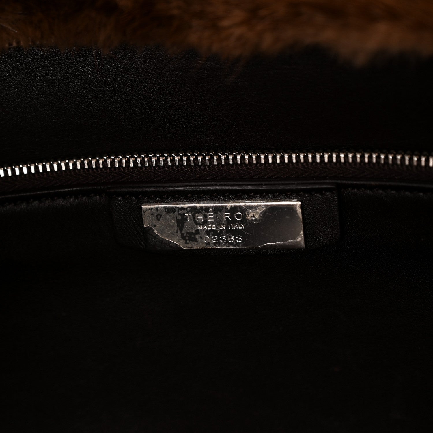 The Row Mink Fur Lux Satchel Coffee 6 of 9