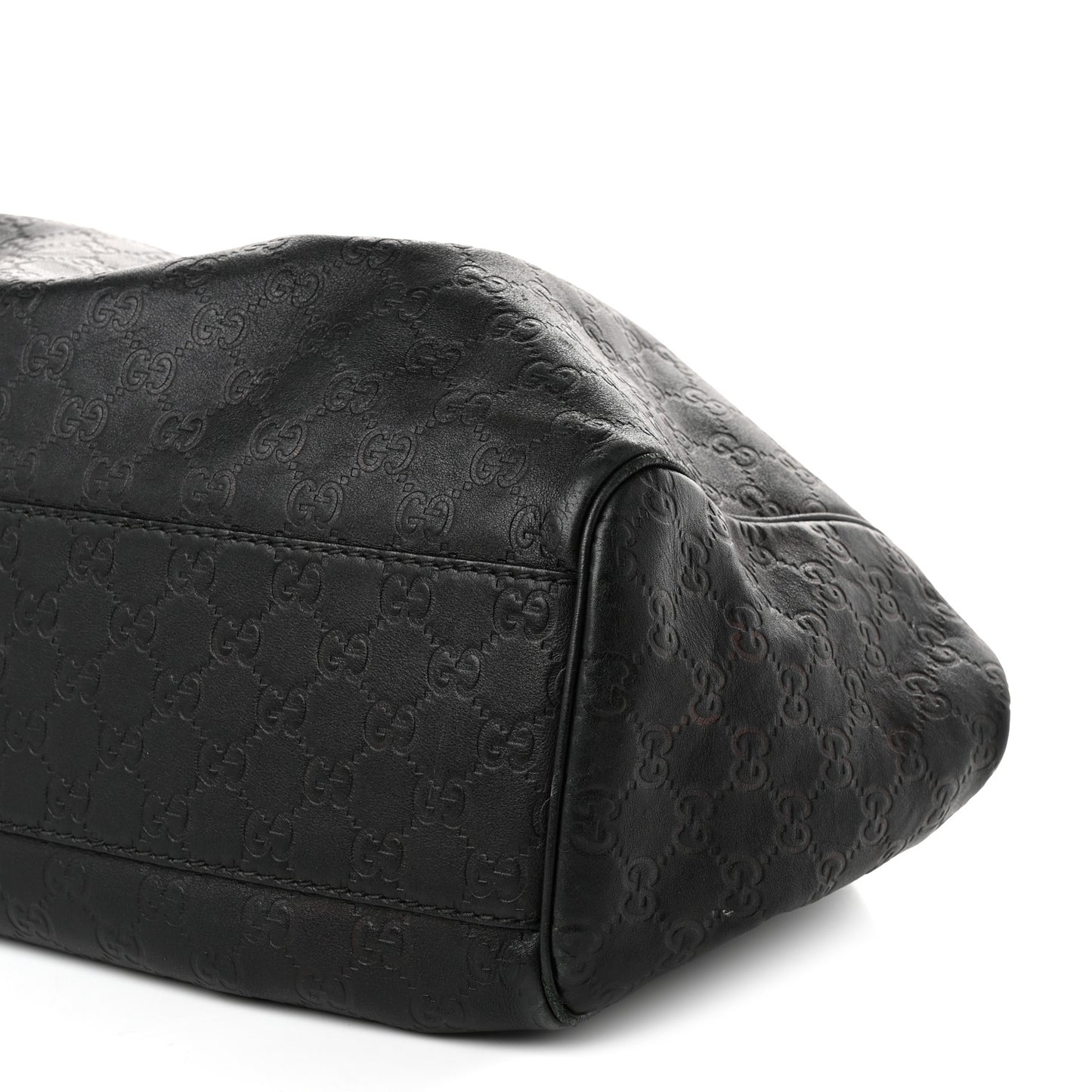 Guccissima Large Sukey Tote Black