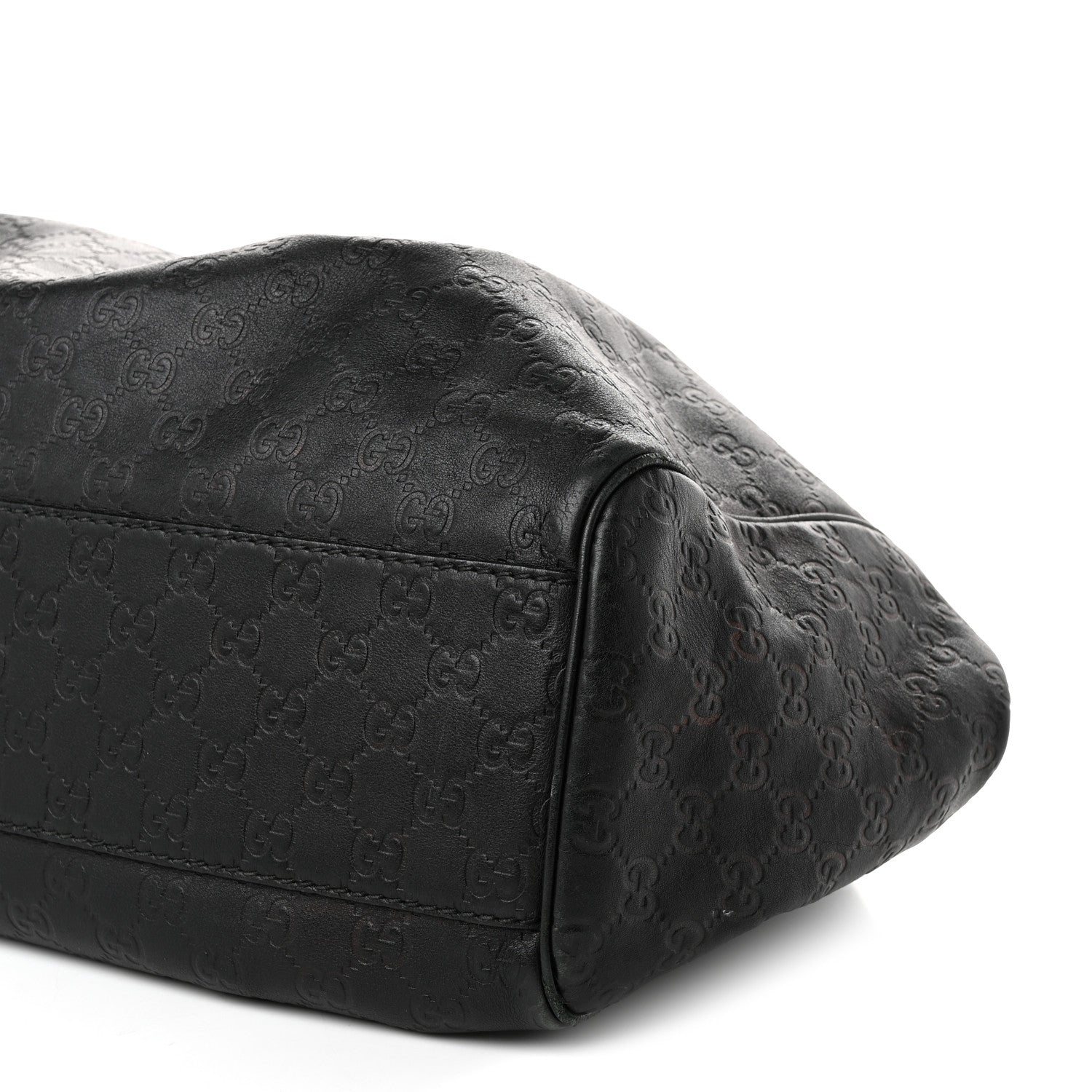 Gucci Guccissima Large Sukey Tote Black 10 of 11