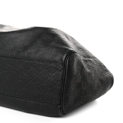 Gucci Guccissima Large Sukey Tote Black 10 of 11