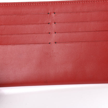 Louis Vuitton Calfskin Felicie Card Holder Insert Cherry 6 of 8