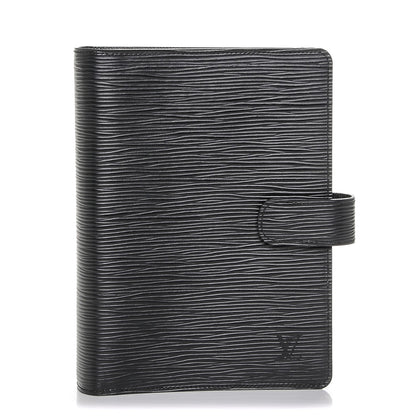 Louis Vuitton Epi Medium Ring Agenda Cover Black 1 of 6