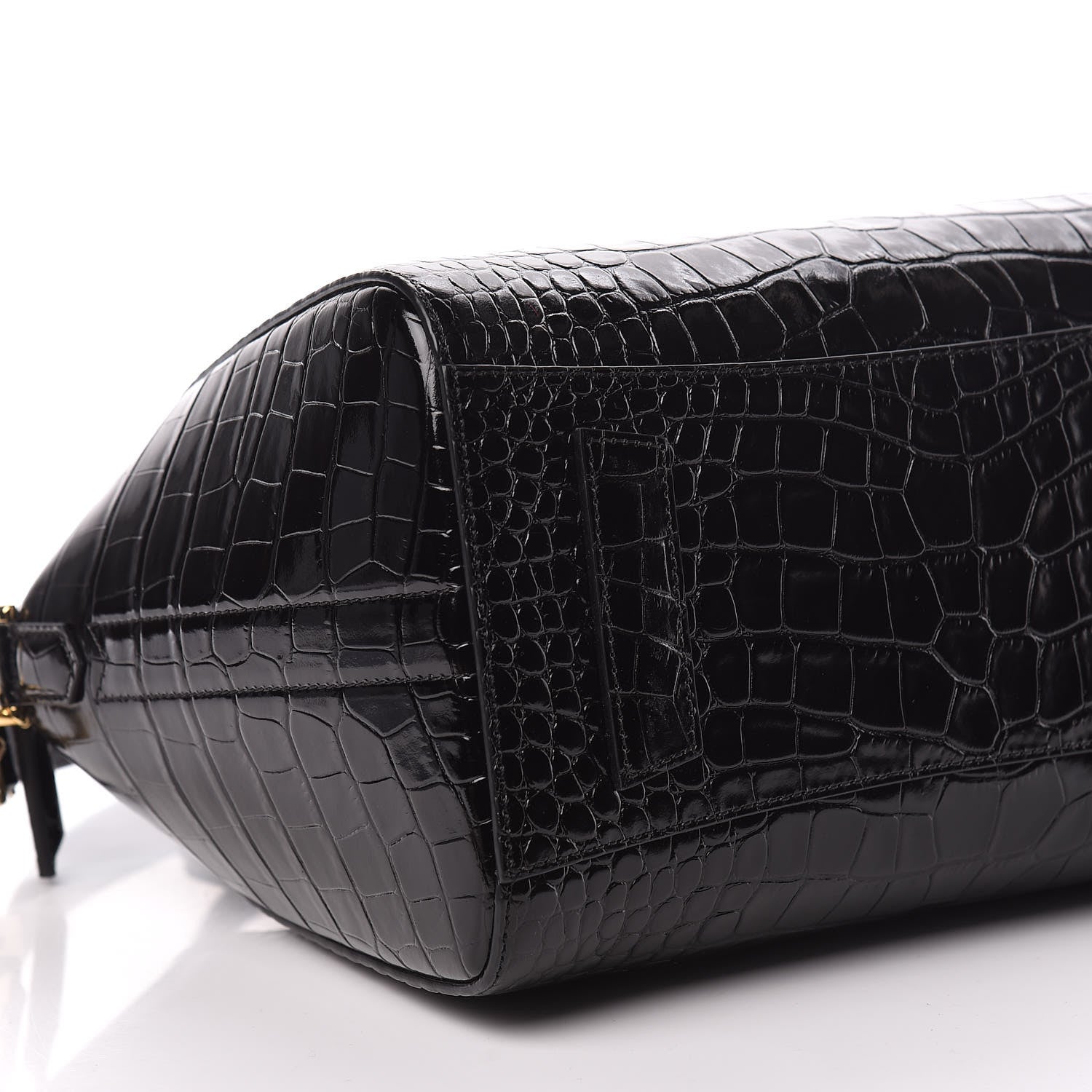 Givenchy Calfskin Crocodile Embossed Small Antigona Black 5 of 10