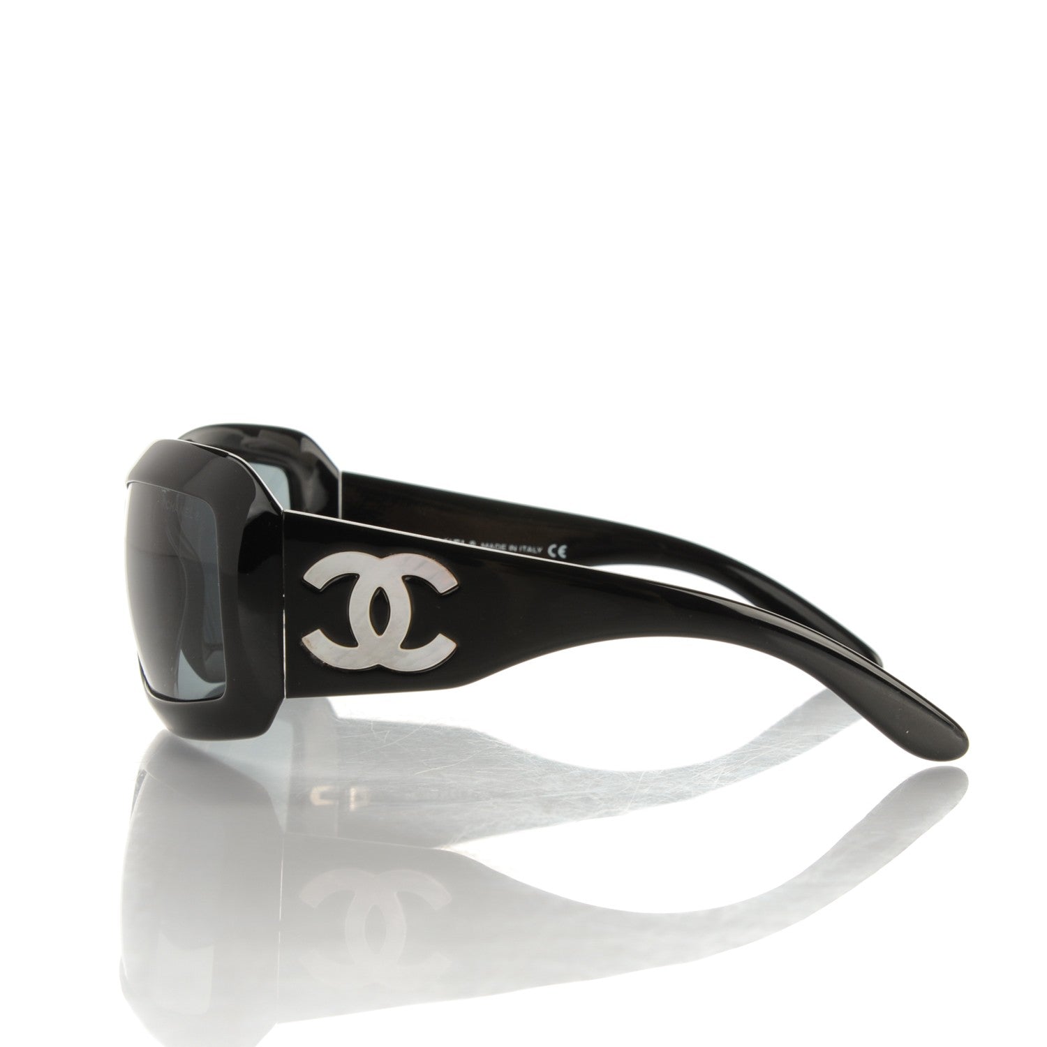 Chanel Mother of Pearl CC Sunglasses 5076-H Black 2 of 4