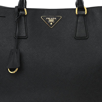Prada Saffiano Lux Large Tote Black 9 of 11