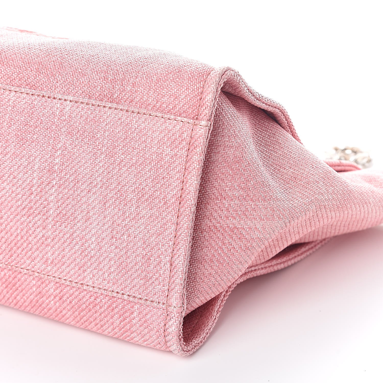 Chanel Canvas Large Deauville Tote Pink 10 of 10