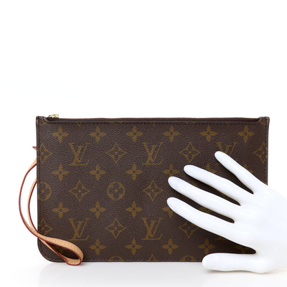 Louis Vuitton Monogram Neverfull MM GM Pochette 2 of 8