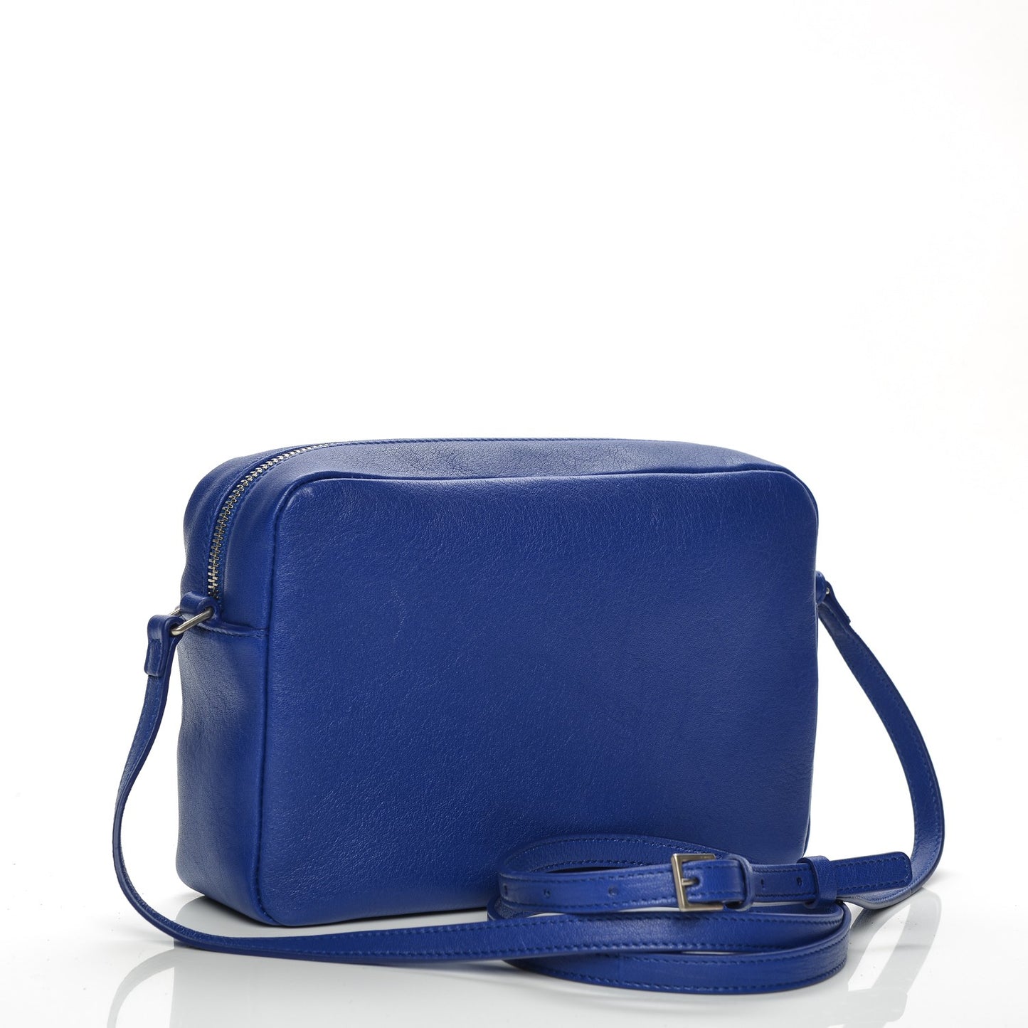 Lambskin Monogram Small Lou Camera Bag Royal Blue