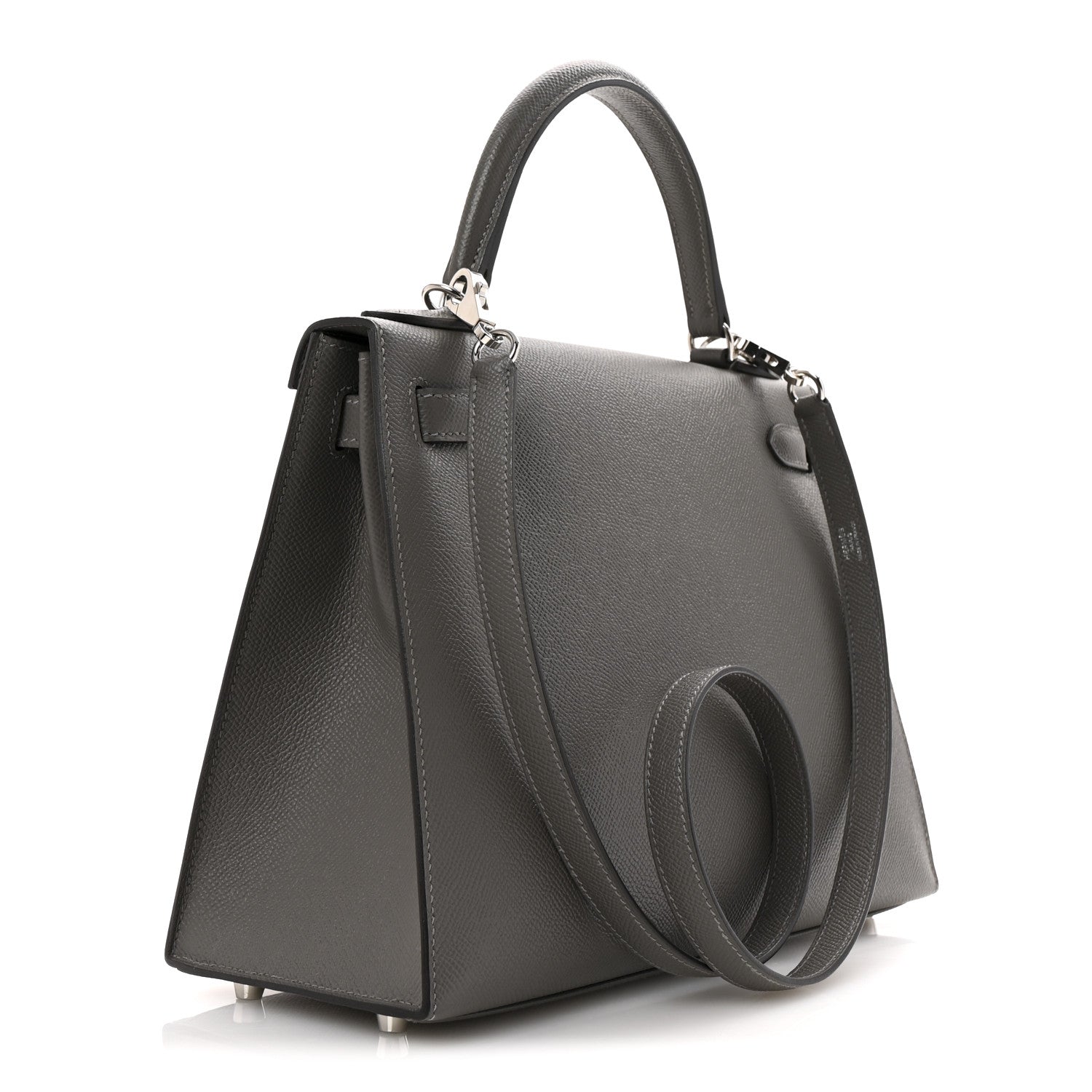 Hermes Epsom Kelly Sellier 28 Gris Misty 3 of 11