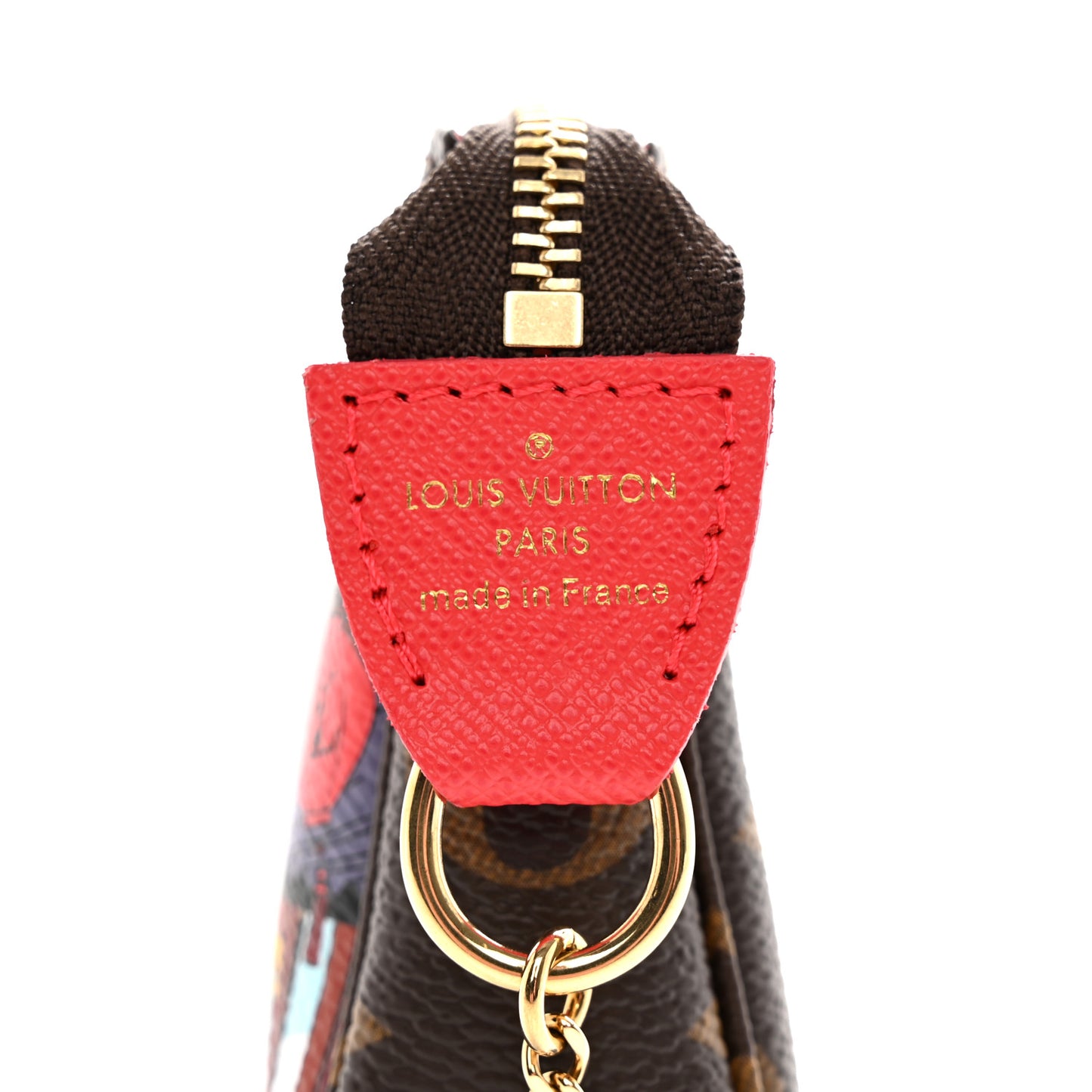 Monogram 2022 Christmas Animation Mini Pochette Accessories Red