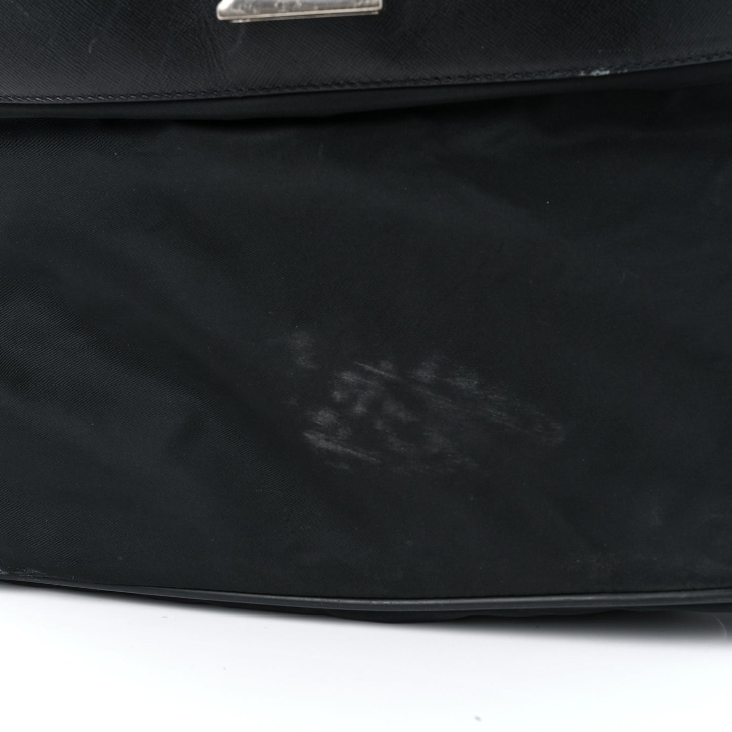 Tessuto Nylon Saffiano Viaggio Duffle Black